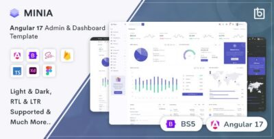 Minia - Angular 17 Admin Dashboard Template