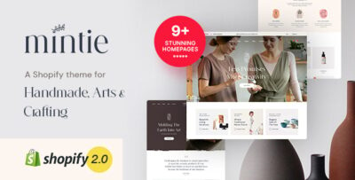 Mintie - Arts & Crafts Store Shopify Theme