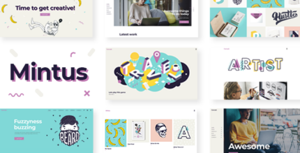 Mintus - Illustration Portfolio Theme