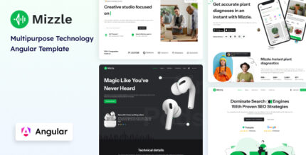 Mizzle - Angular Technology and Corporate Template