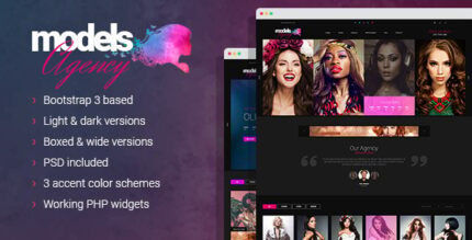 Models Agency - Portfolio HTML Template
