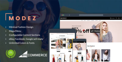 Modez - Minimal Fashion Responsive BigCommerce Theme