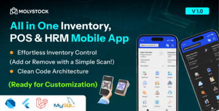 MolyStock - All in One Inventory, POS & HRM Mobile App