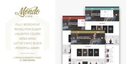 Mondo responsive magento theme