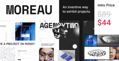 Moreau - Creative Portfolio WordPress Theme