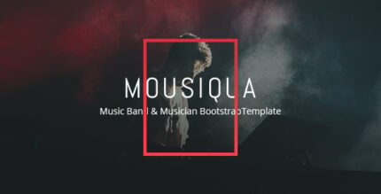 Mousiqua - Music Band Html Template