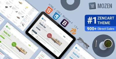 Mozen - Responsive Zencart Template