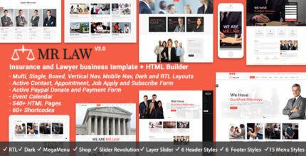 MrLaw - Attorney HTML Template