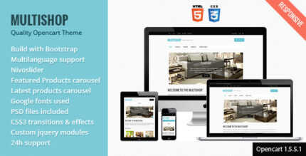 Multishop - Quality Responsive OpenCart Template