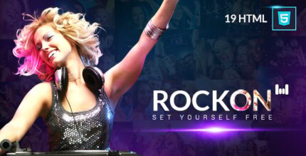 Music Club - Rockon Website HTML Template