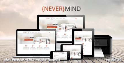 Nevermind - All in One Website HTML Template