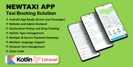 NewTaxi App - Online Taxi Booking App With Admin Panel & DriverUser Panel Multi Payment Gatewaysc