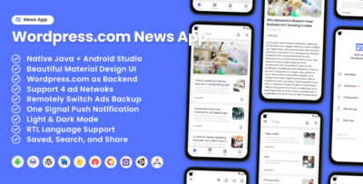 News App Wordpress.com 1.0