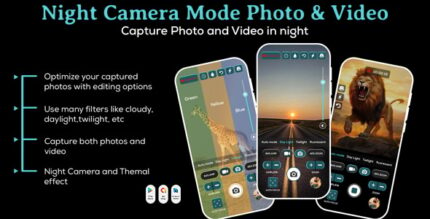 Night Camera Mode - Photo and Video - HD Camera Filter - HD Night Camera Pro - Night Mode Camerac