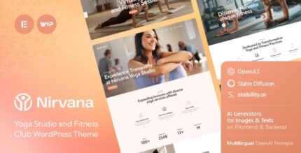 Nirvana - Yoga Studio and Fitness Club WordPress Theme v2.1