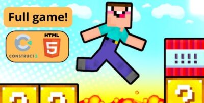 Noob Parkour Platformer - HTNL5 (Construct 3)