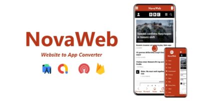 NovaWEB - Android WebView App ADMOB, FIREBASE, ONESIGNAL