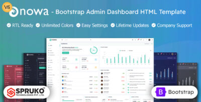Nowa - Bootstrap Admin Dashboard HTML Template