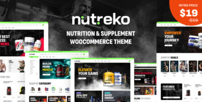 Nutreko - Nutrition & Supplement WooCommerce Theme