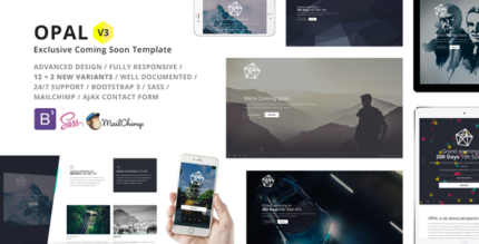 OPAL - Exclusive Coming Soon Template