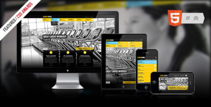 Olimpia Responsive Fullscreen Fitness Center