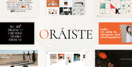 Oráiste - Creative Portfolio Elementor Theme