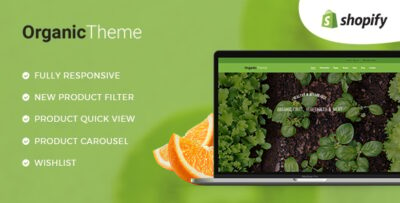 Organic Farm & Food Business Shopify Theme