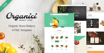 Organici - Organic StoreBakery eCommerce Template