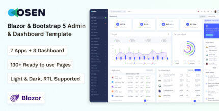 Osen - Blazor Admin & Dashboard Template