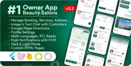 Owner App for Beauty Salons, Spa, Massage, Barber Appointment System