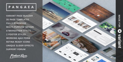 Pangaea Multi-Purpose Template with Page Builder