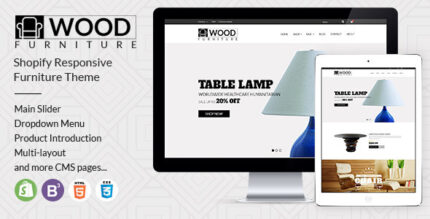 Parallax Shopify Theme - Wood Furniture Decoration