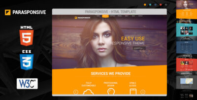 Parasponsive HTML5 CSS3