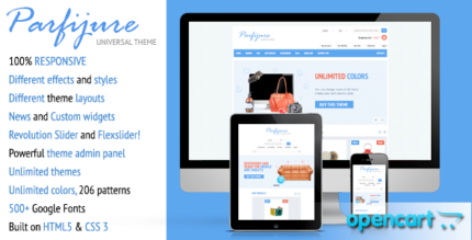 Parfijure – Responsive OpenCart theme!