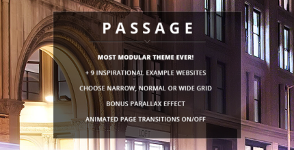 Passage - Responsive Retina Multi-Purpose Theme