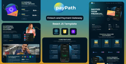 PayPath - Fintech & Online Payment Gateway React JS Template