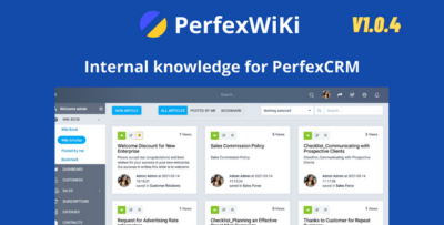 PerfexWiki - Internal knowledge for Perfex CRM