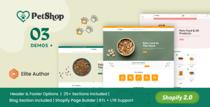 Petshop Multipurpose Shopify Theme