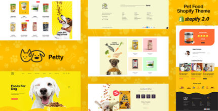 Petty - Pet Shop Shopify Theme