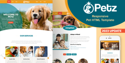 Petz - Responsive HTML Template