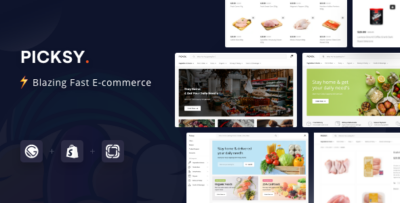 Picksy - React Gatsby Grocery Ecommerce Template