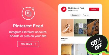 Pinterest Feed - WordPress Pinterest Feed plugin