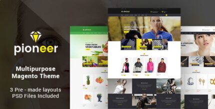 Pioneer - Multipurpose Responsive Magento2 Theme Fashion Sportswear Food & Jewellery