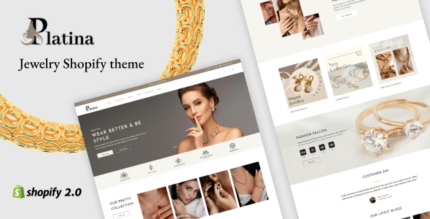 Platina - Modern Jewelry Store Theme