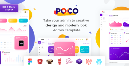 Poco - Bootstrap 5 HTML, React, Angular 18 Figma & Laravel 10 Admin Dashboard Template