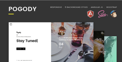 Pogody - Responsive HTML5 Coming Soon Template
