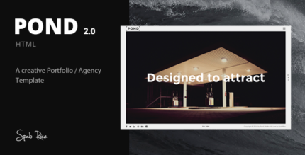 Pond - Creative Portfolio Agency Template