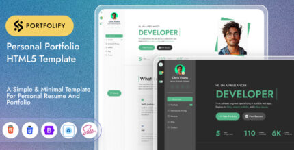 Portfolify - Personal Portfolio HTML Template