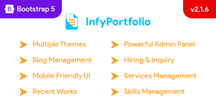 Portfolio Builder - Laravel Personal Portfolio Resume CV Website Theme - CV Builder