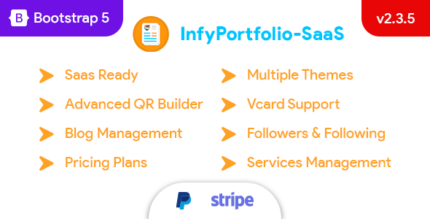 Portfolio Saas - Laravel Saas Personal Portfolio Builder Resume CV Builder